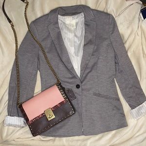H&M Gray Jersey Blazer